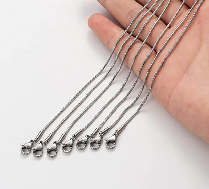 Jewelry Making Singapore - 10 ชิ้นจํานวนมากสแตนเลสรอบสร้อยคอสร้อยคอสร้อยคอสร้อยคอสร้อยคอสร้อยคอสร้อยคอสร้อยคอสร้อยคอสร้อยคอสร้อยคอสร้อยคอสร้อยคอสร้อยคอสร้อยข้อมือ DIY เครื่องประดับทําบาง 1.2 มิลลิเมตร