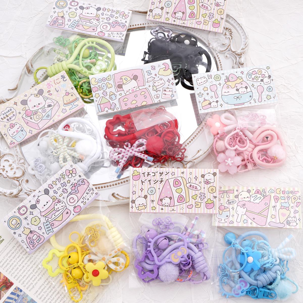 Jewelry Making Online - ชุดอุปกรณ์ทำจี้ประดับลูกปัดเพอร์เลอร์แบบใหม่ 10 ชิ้น/ชุด สำหรับทำพวงกุญแจ DIY ทำเครื่องประดับทำมือ