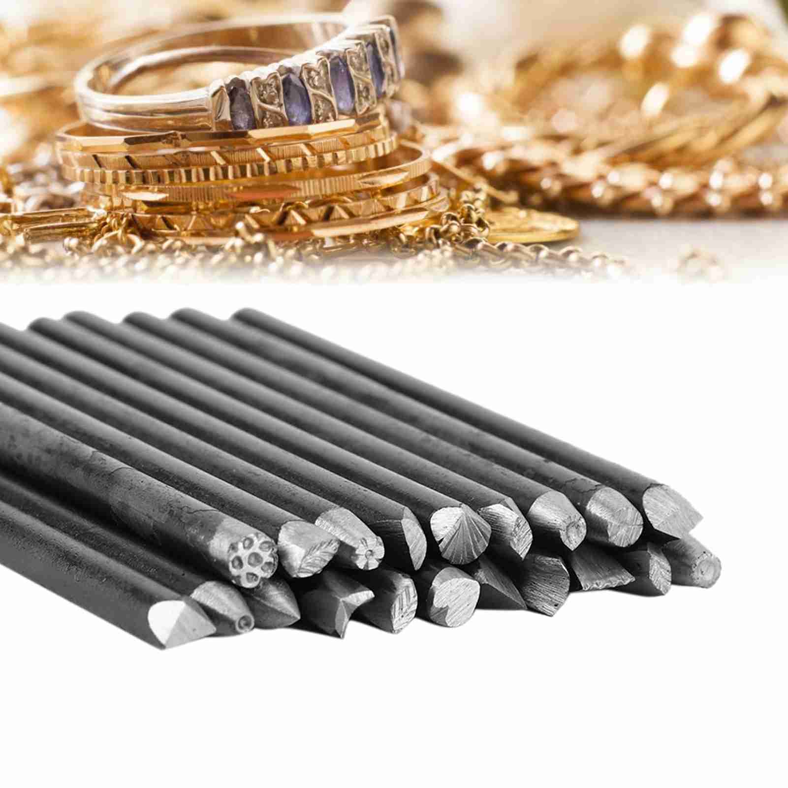 Jewelry Making Anvil - ชุดอุปกรณ์สิ่วและทั่ง 16/20 ชิ้น สำหรับงานแปรรูปเครื่องประดับและเครื่องมือแกะสลัก