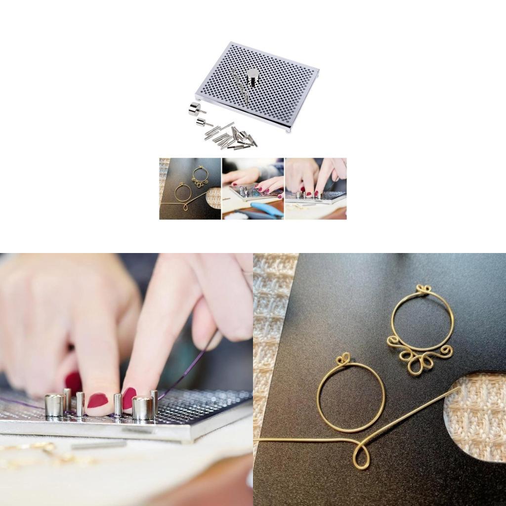 Wire Jewelry Making Jig - R3MC ลวดดัดลวดบอร์ดอลูมิเนียมสายไฟลวดชุดสำหรับเครื่องประดับสร้อยคอ