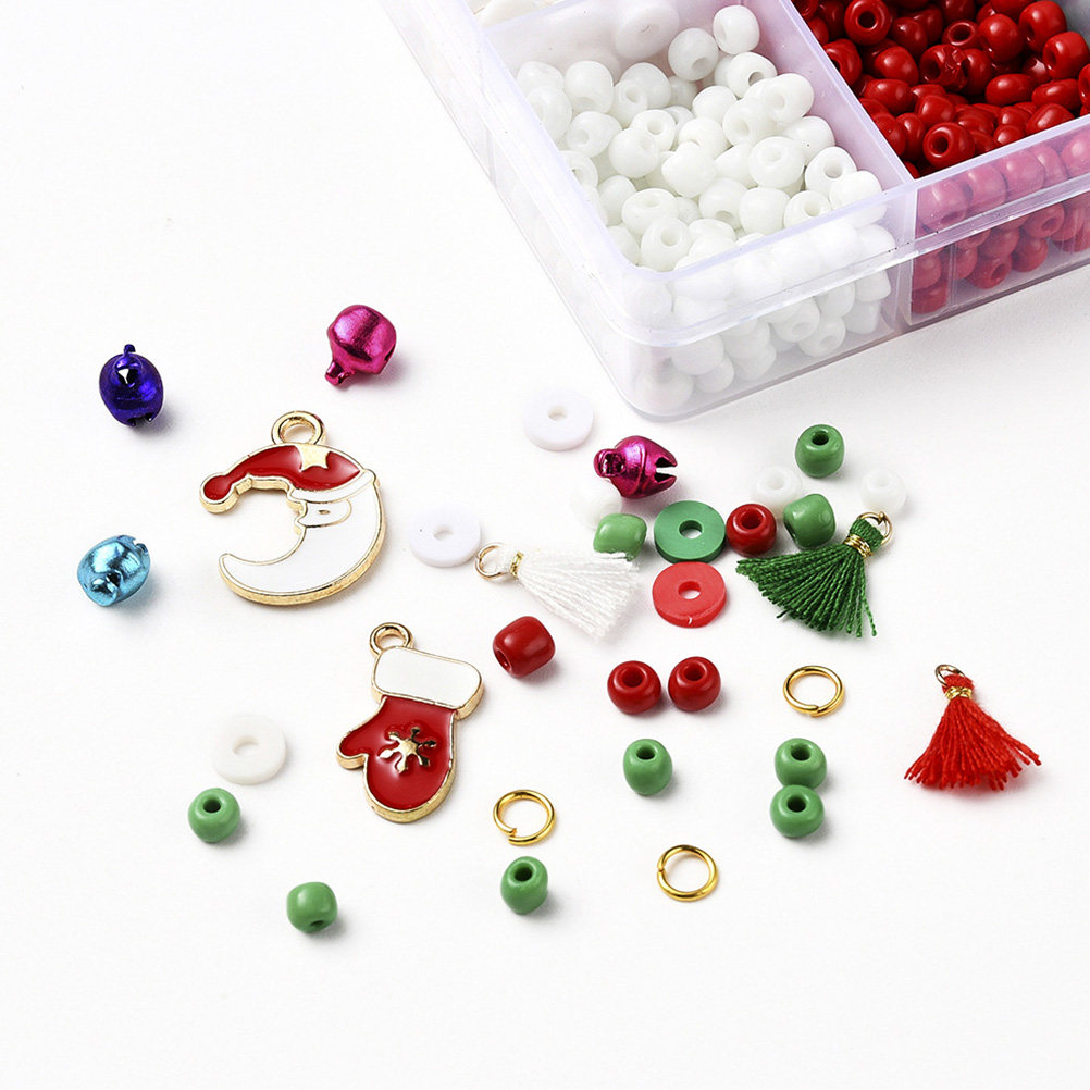 Jewelry Making In Clay - ชุดทำเครื่องประดับจากดินเหนียวอ่อน 1 ชุด สำหรับทำต่างหู DIY ในวันคริสต์มาส