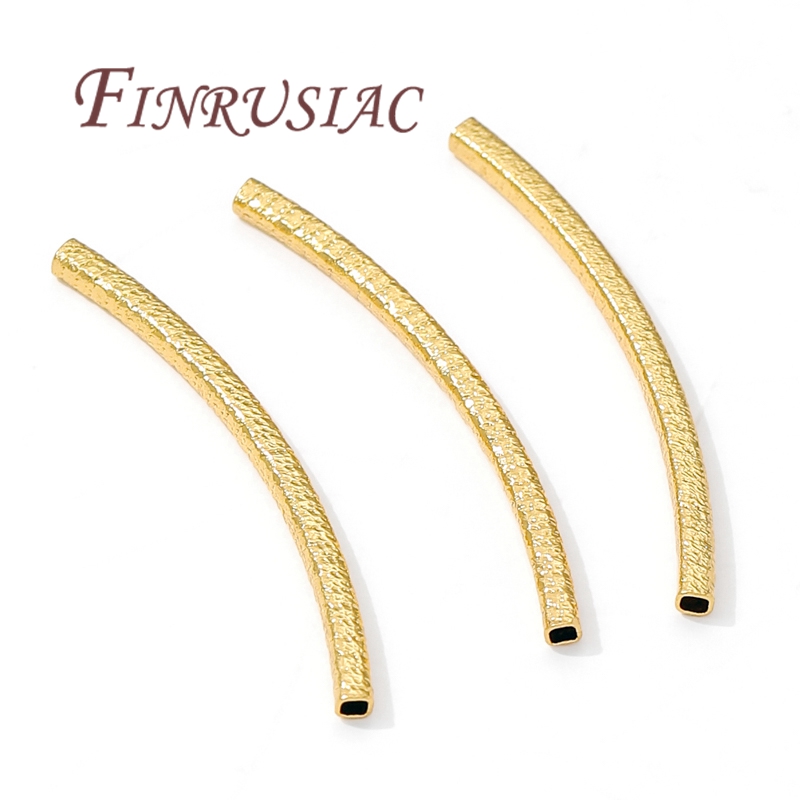 Jewelry Making Youtube - 35 มม.* 2 มม.18K Gold Plated