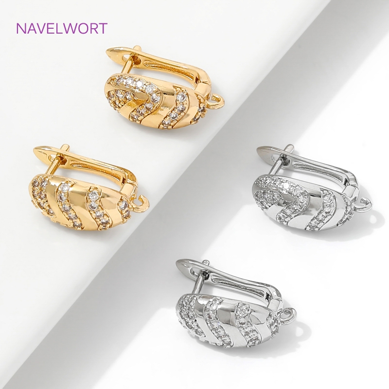 ทองเหลืองชุบทอง 18K Earwires F - Jewelry Making Kits บทวิจารณ์และราคา