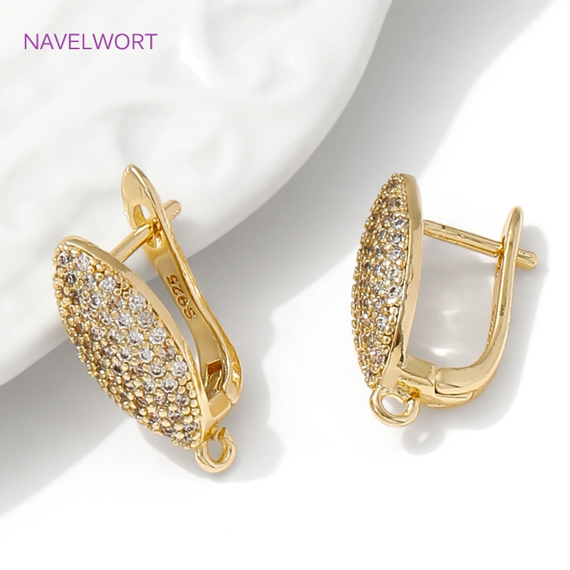 ทองเหลืองชุบทอง 18K Earwires F - Jewelry Making Kits บทวิจารณ์และราคา