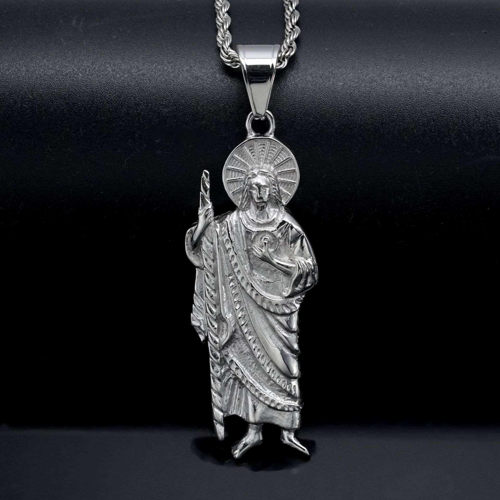 สร้อยคอจี้316L สแตนเลสซานต้า m - Jewelry Making Singapore บทวิจารณ์และราคา