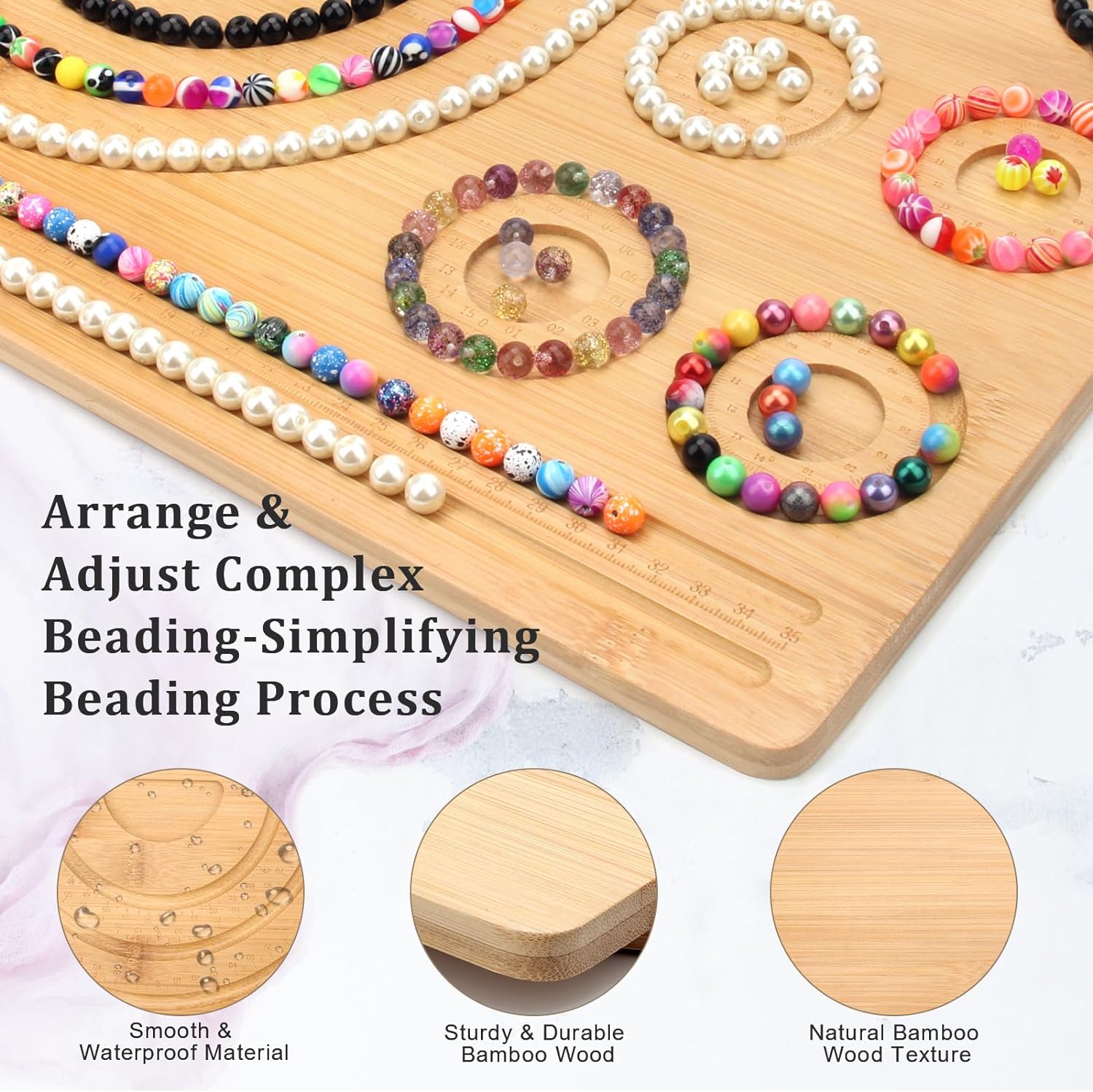 การออกแบบประดับด้วยลูกปัดไม้ไม - Jewelry Making Desk บทวิจารณ์และราคา