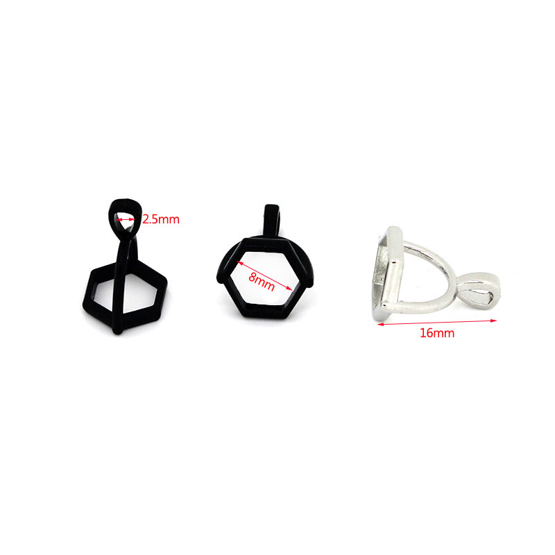 20 ชิ้นอัญมณีหกเหลี่ยมหมวกหินธ - Jewelry Making School บทวิจารณ์และราคา