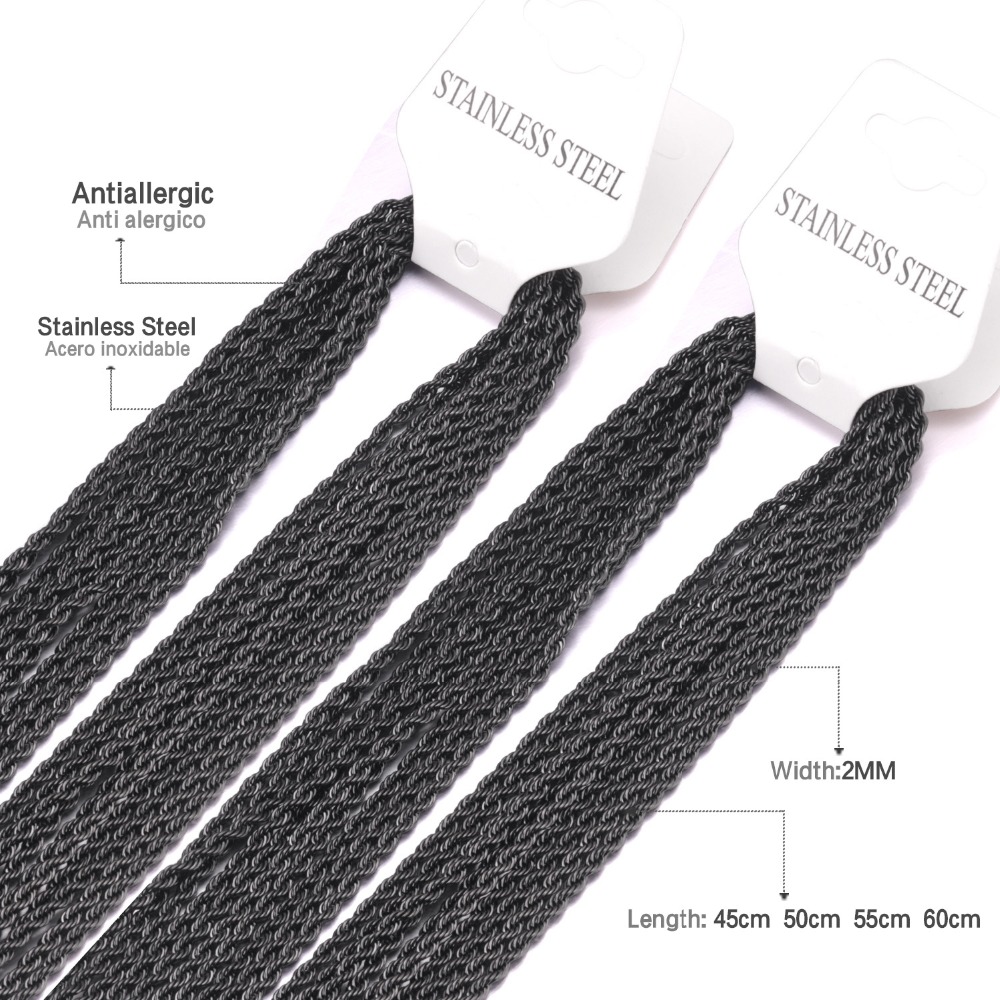 ASONSTEEL 10ชิ้น/ล็อตสีดำสแตนเ - Jewelry Making Singapore บทวิจารณ์และราคา