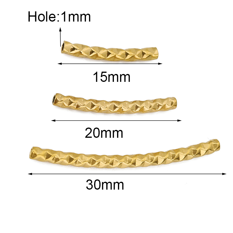 10pcs PVD สแตนเลสโค้ง Spacer ล - Jewelry Making Youtube บทวิจารณ์และราคา