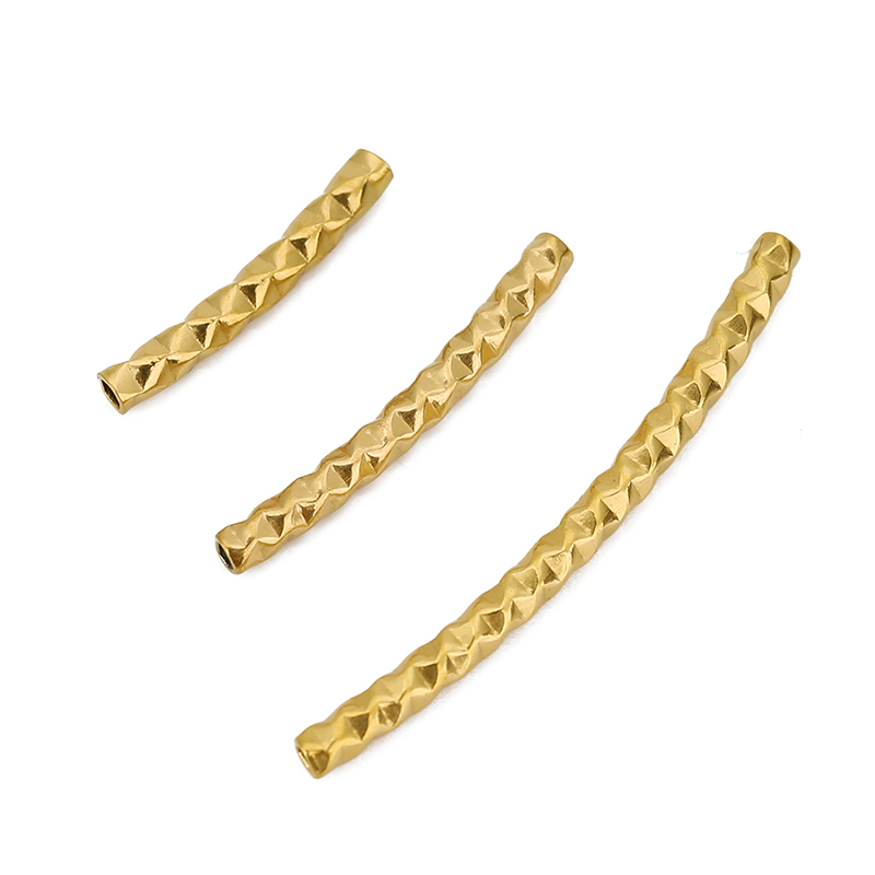 10pcs PVD สแตนเลสโค้ง Spacer ล - Jewelry Making Youtube บทวิจารณ์และราคา