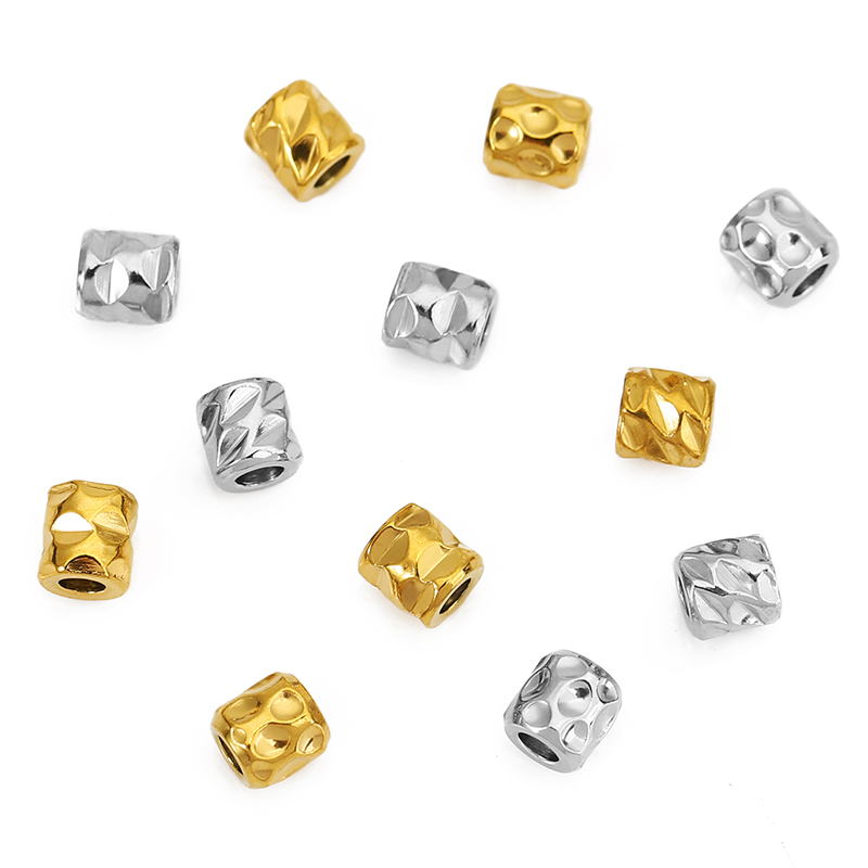 ลูกปัดสแตนเลสสตีลชุบ PVD ทอง 1 - Jewelry Making Youtube บทวิจารณ์และราคา