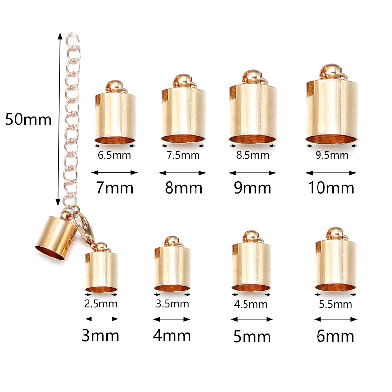 ฝาครอบสายหนัง 10 ชุดพร้อมตัวล็ - Jewelry Making School บทวิจารณ์และราคา
