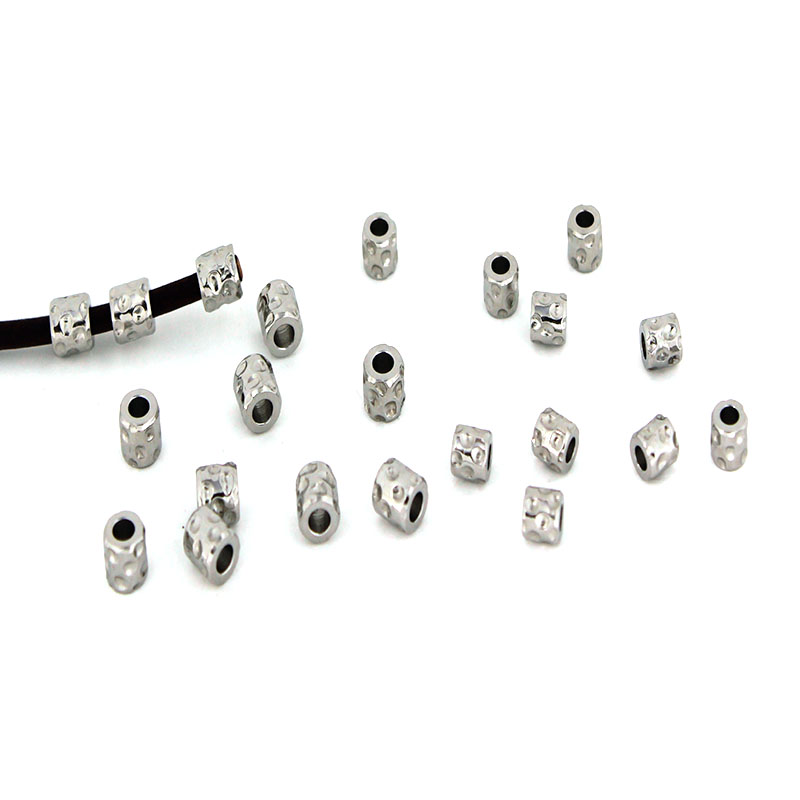 ลูกปัดสเปเซอร์สแตนเลส 50 ชิ้น/ - Jewelry Making Youtube บทวิจารณ์และราคา