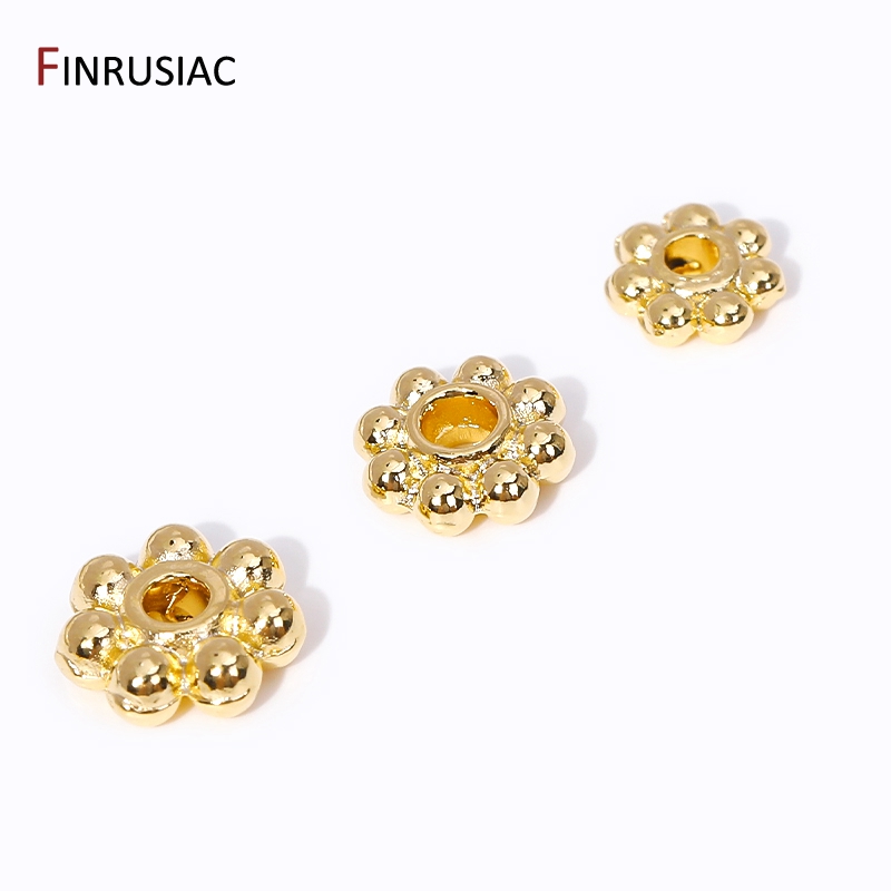 30PCS 4mm/5mm/6mm 14K ทองชุบทอ - Jewelry Making Bali บทวิจารณ์และราคา