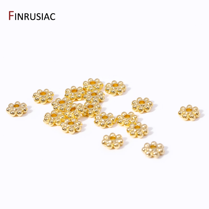 30PCS 4mm/5mm/6mm 14K ทองชุบทอ - Jewelry Making Bali บทวิจารณ์และราคา