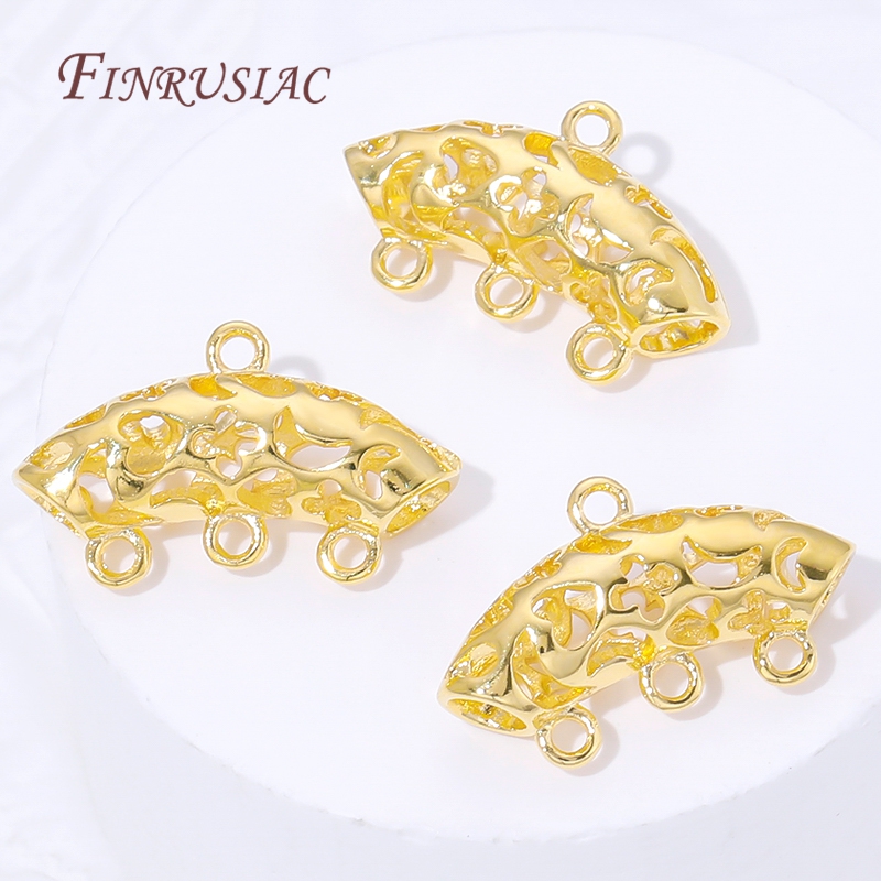 ตัวเชื่อมจี้ชุบทอง 18K สำหรับท - Jewelry Making Youtube บทวิจารณ์และราคา