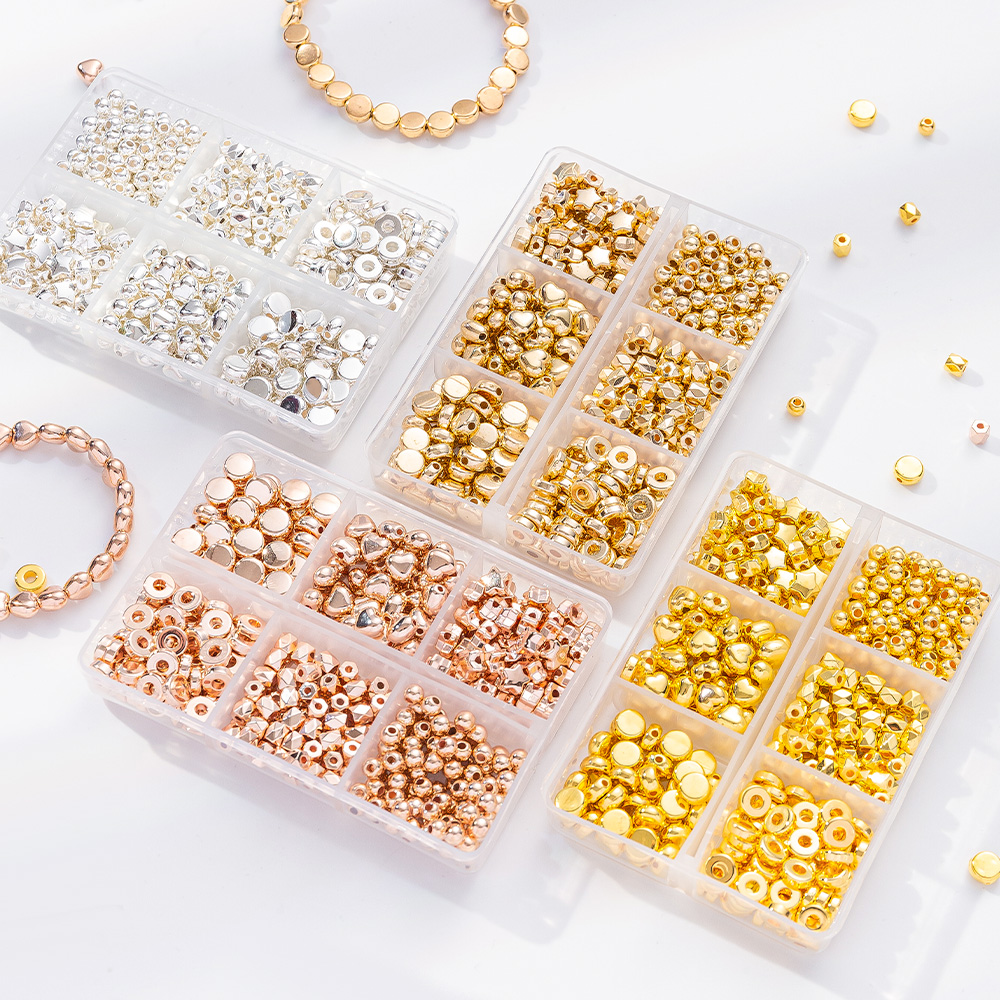 6 สไตล์ 4 สีกล่อง CCB Spacer ล - Jewelry Making Kits บทวิจารณ์และราคา