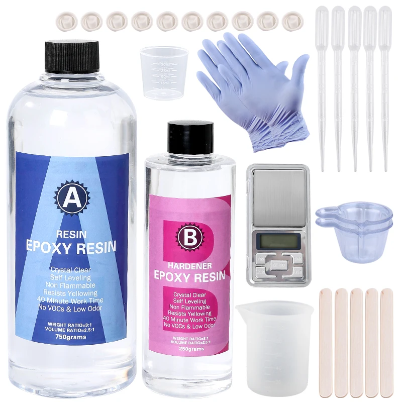 อีพ็อกซี่เรซิ่นชุดคริสตัลใสผสม - Jewelry Making Online บทวิจารณ์และราคา