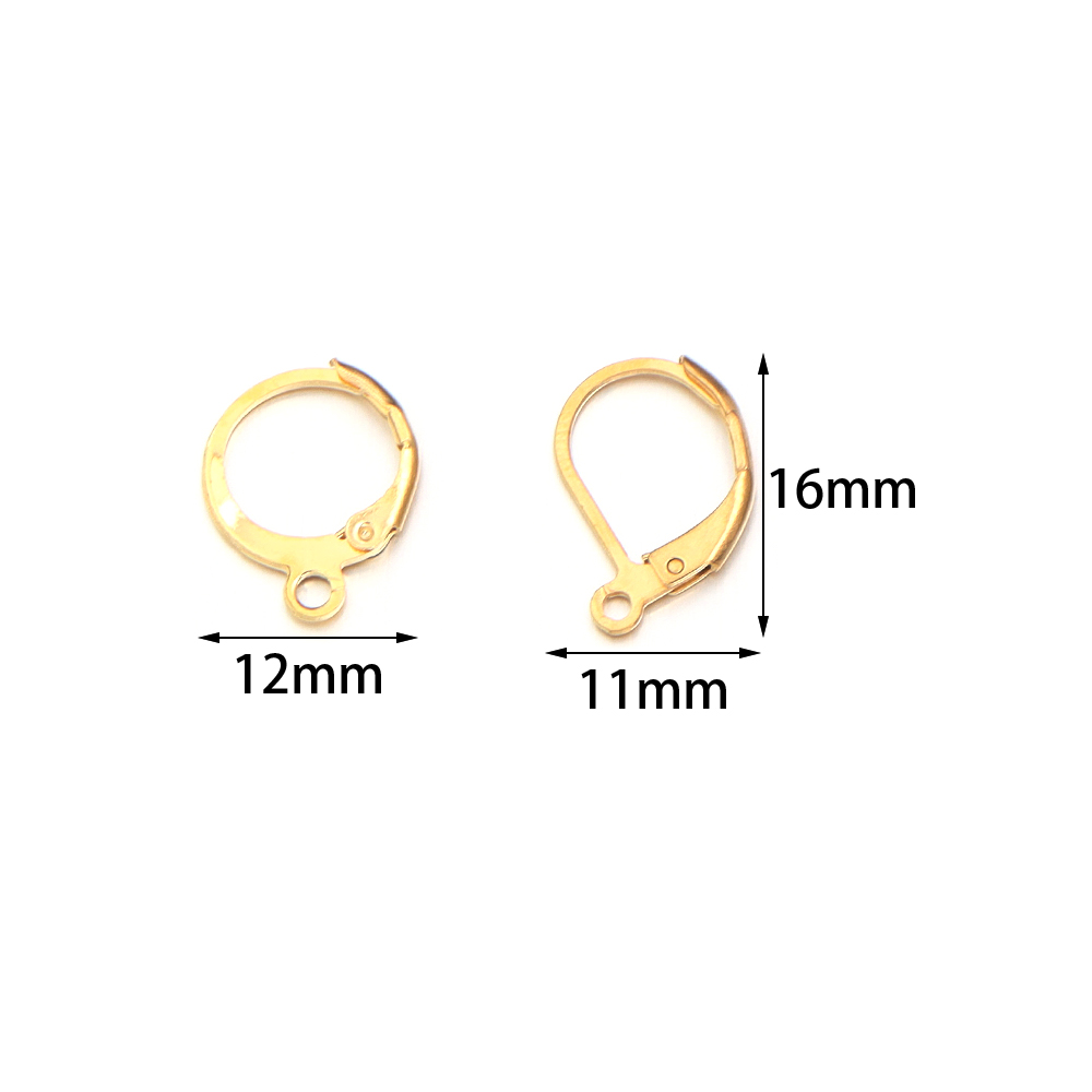 20 ชิ้น/ล็อตสแตนเลสหู Hook รอบ - Jewelry Making School บทวิจารณ์และราคา
