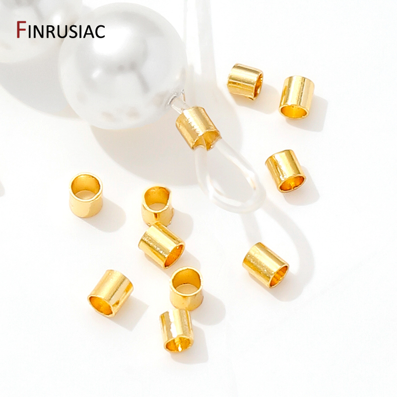 ทองเหลืองชุบทอง 18K หลอด CRIMP - Jewelry Making Youtube บทวิจารณ์และราคา