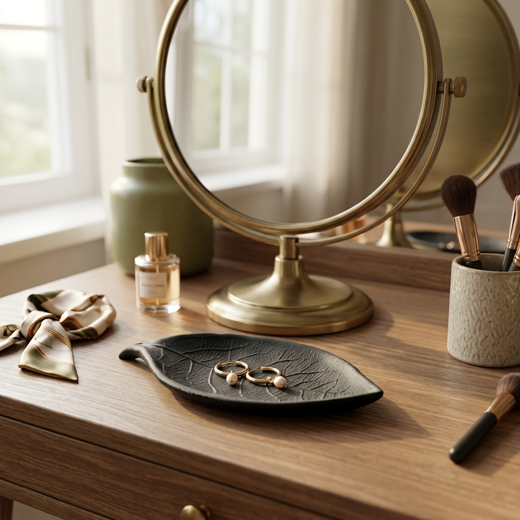 ถาดใส่เครื่องประดับรูปใบไม้ 3  - Jewelry Making Desk บทวิจารณ์และราคา