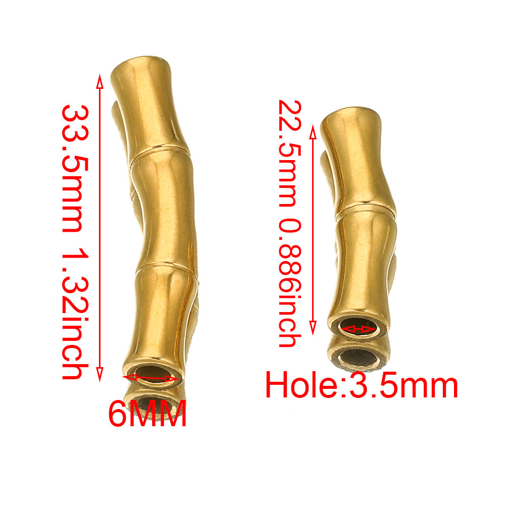 5pcs สแตนเลสสตีลโค้ง Slub หลอด - Jewelry Making Youtube บทวิจารณ์และราคา