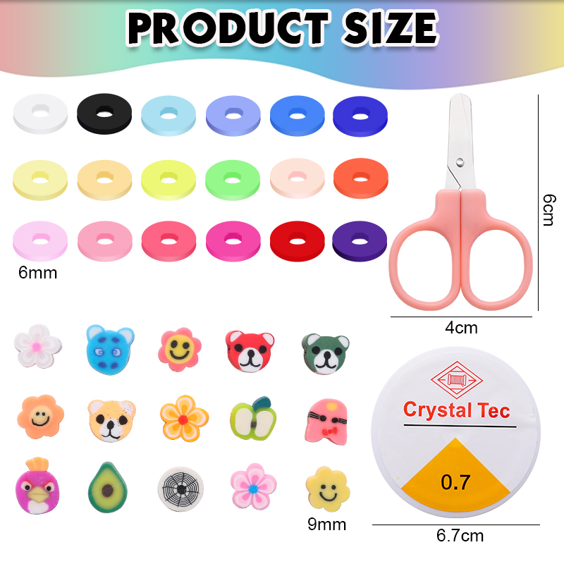 สร้อยข้อมือลูกปัดดินทําชุดเมล็ - Jewelry Making Online บทวิจารณ์และราคา