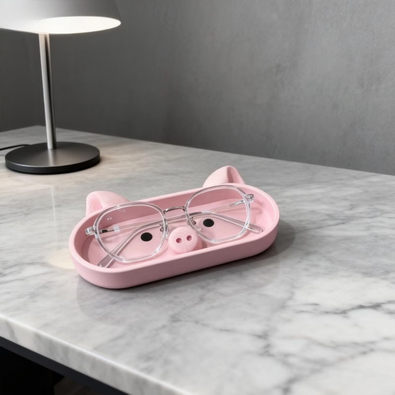 ถาดเก็บของรูปหมูสีชมพู เหมาะสำ - Jewelry Making Desk บทวิจารณ์และราคา