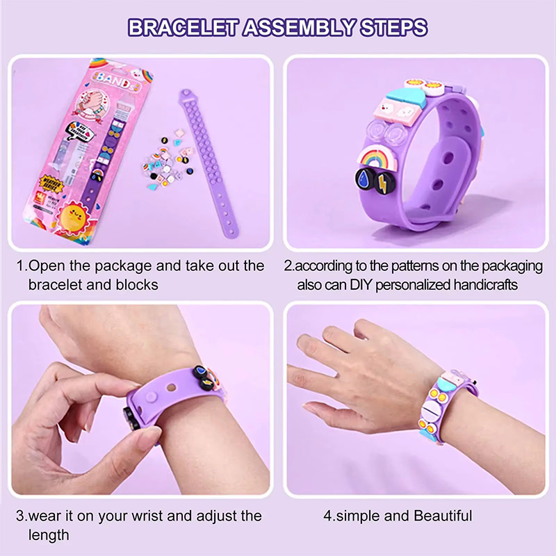 6 ชิ้น/เซ็ตเด็กบล็อกอาคาร Dots - Jewelry Making Kits บทวิจารณ์และราคา