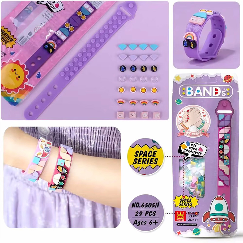 6 ชิ้น/เซ็ตเด็กบล็อกอาคาร Dots - Jewelry Making Kits บทวิจารณ์และราคา