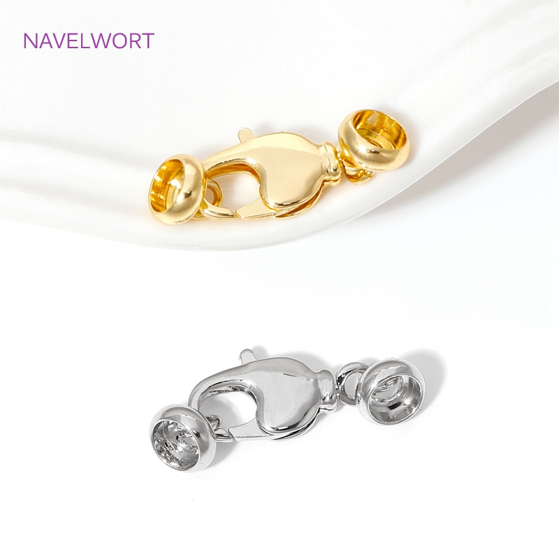 18K ทองชุบทองเหลือง Clasps กุ้ - Jewelry Making School บทวิจารณ์และราคา