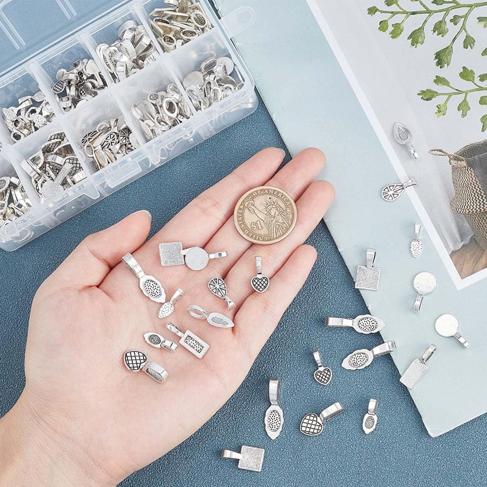 200 ชิ้น 10 สไตล์ทิเบต Silver  - Jewelry Making Kits บทวิจารณ์และราคา