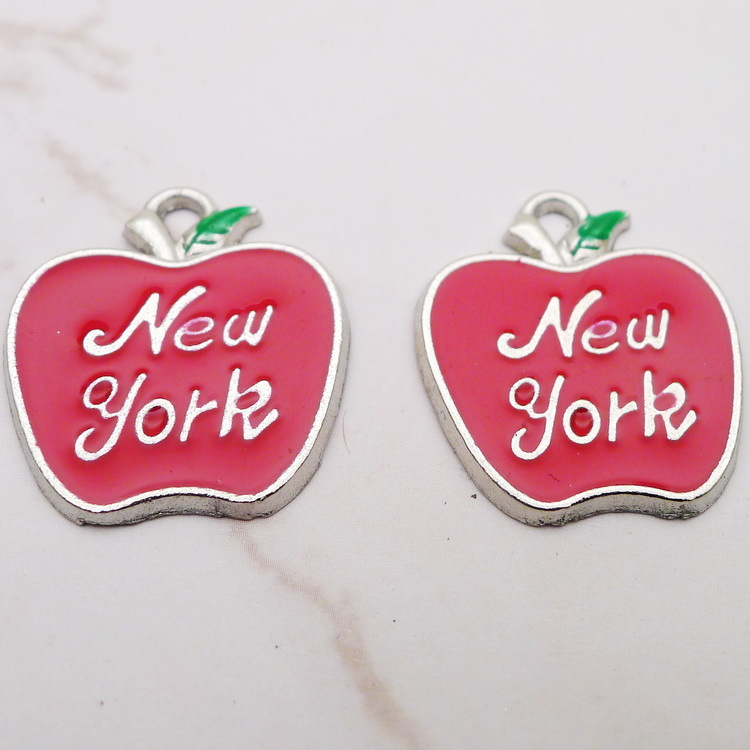 จี้ห้อยเคลือบลายแอปเปิ้ลนิวยอร - Jewelry Making York บทวิจารณ์และราคา
