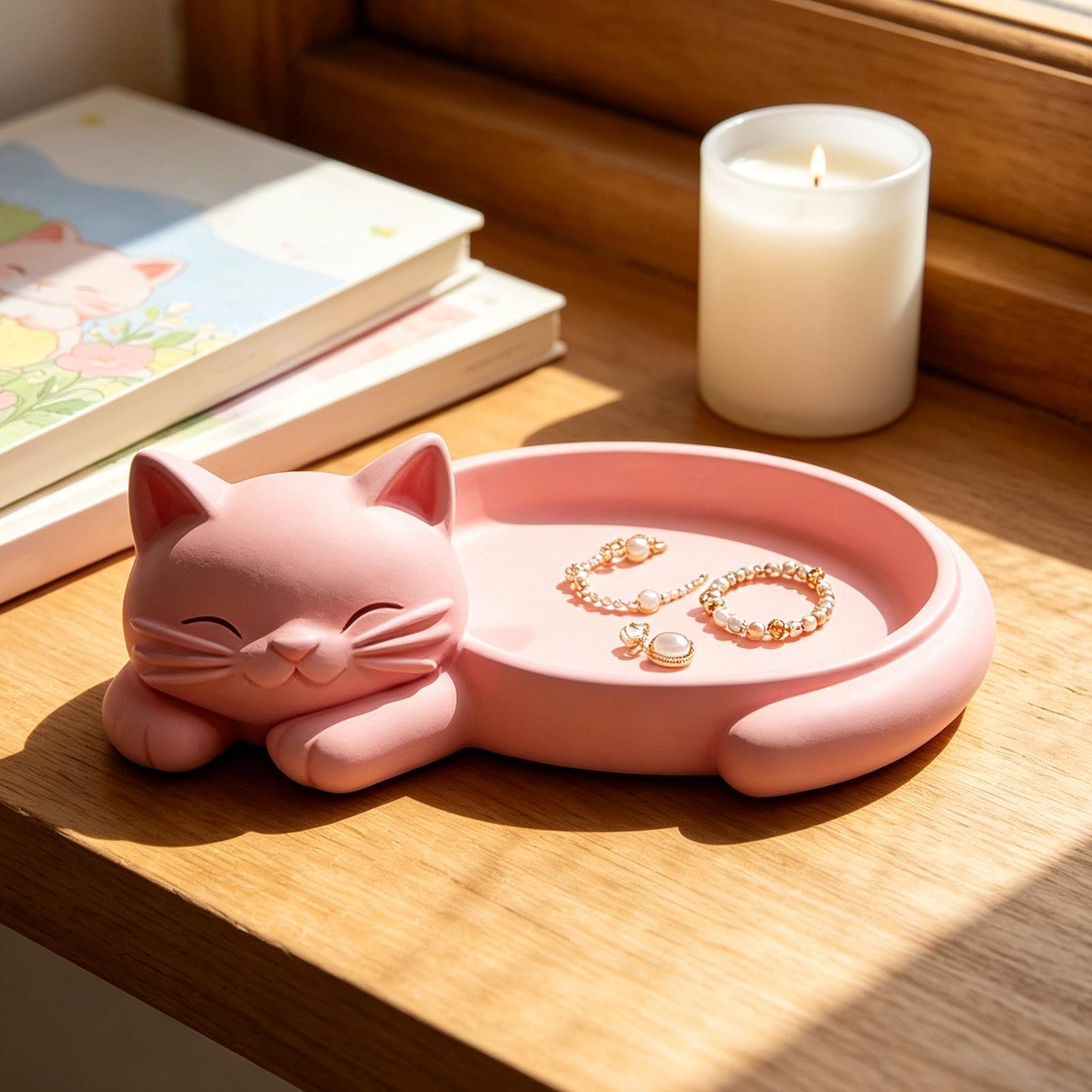 ถาดใส่เครื่องประดับรูปแมวสำหรั - Jewelry Making Desk บทวิจารณ์และราคา
