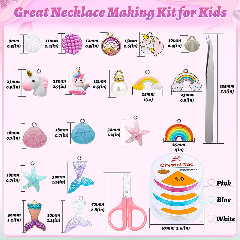 Rainbow ABS ลูกปัดมุกชุด Gradi - Jewelry Making Online บทวิจารณ์และราคา