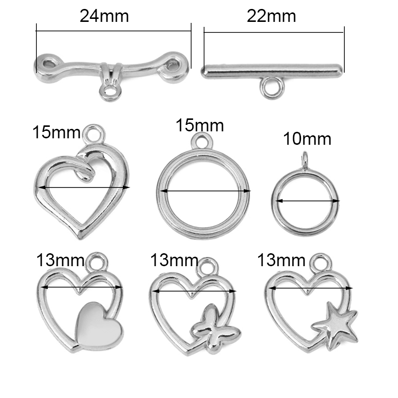 ตัวล็อคแบบ OT สแตนเลสเคลือบ PV - Jewelry Making School บทวิจารณ์และราคา