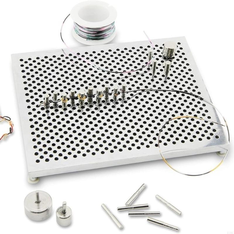 R3MC ลวดดัดลวดบอร์ดอลูมิเนียมส - Wire Jewelry Making Jig บทวิจารณ์และราคา