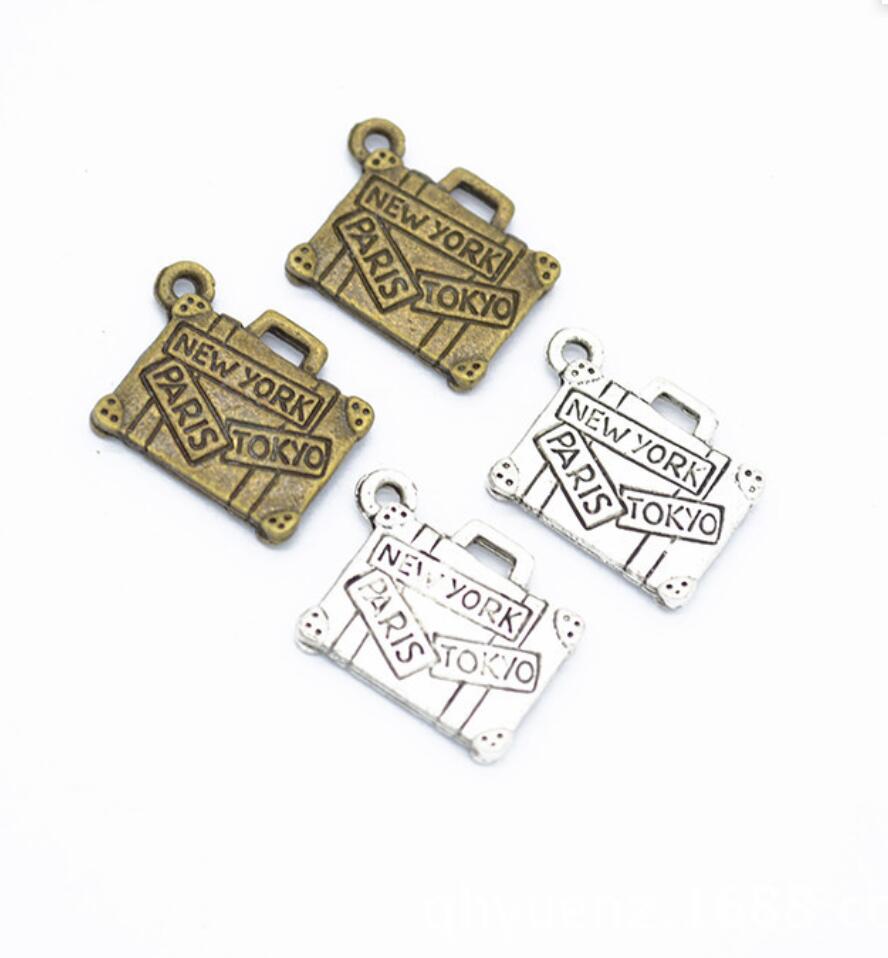 150 ชิ้น ชาร์ม กระเป๋าเดินทาง  - Jewelry Making York บทวิจารณ์และราคา