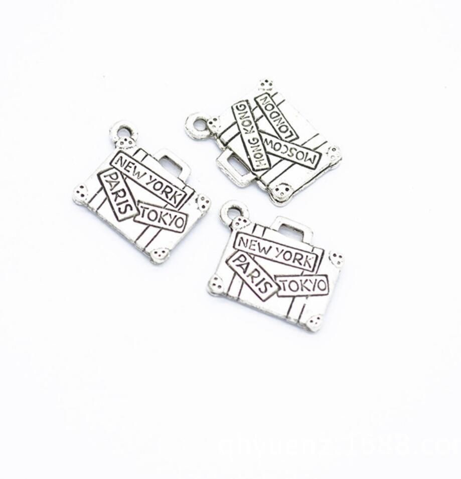 150 ชิ้น ชาร์ม กระเป๋าเดินทาง  - Jewelry Making York บทวิจารณ์และราคา