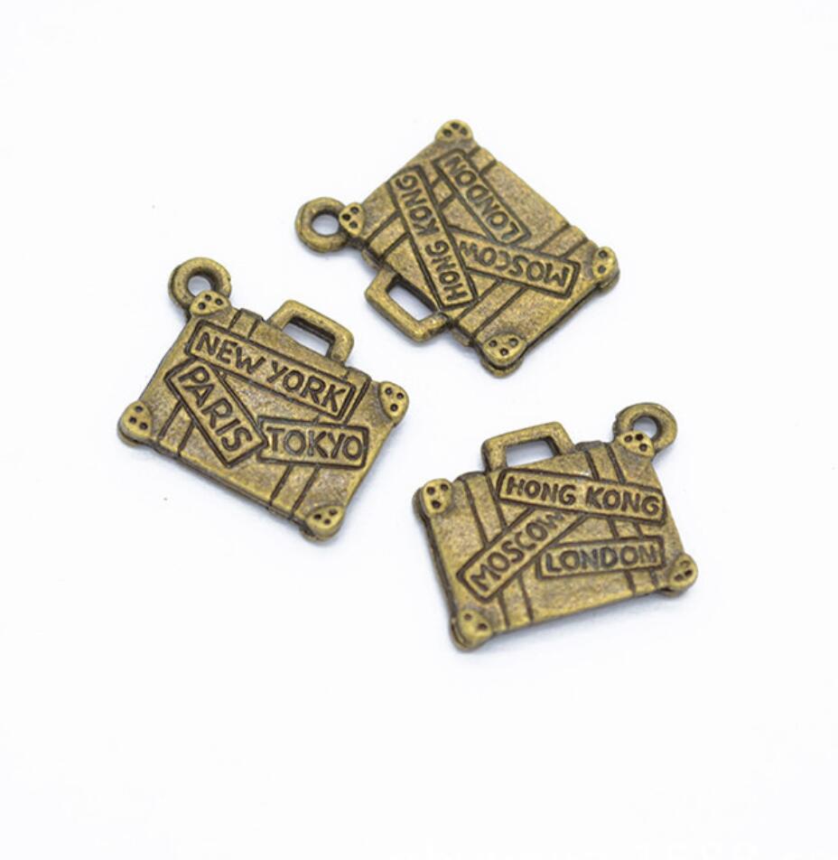 150 ชิ้น ชาร์ม กระเป๋าเดินทาง  - Jewelry Making York บทวิจารณ์และราคา
