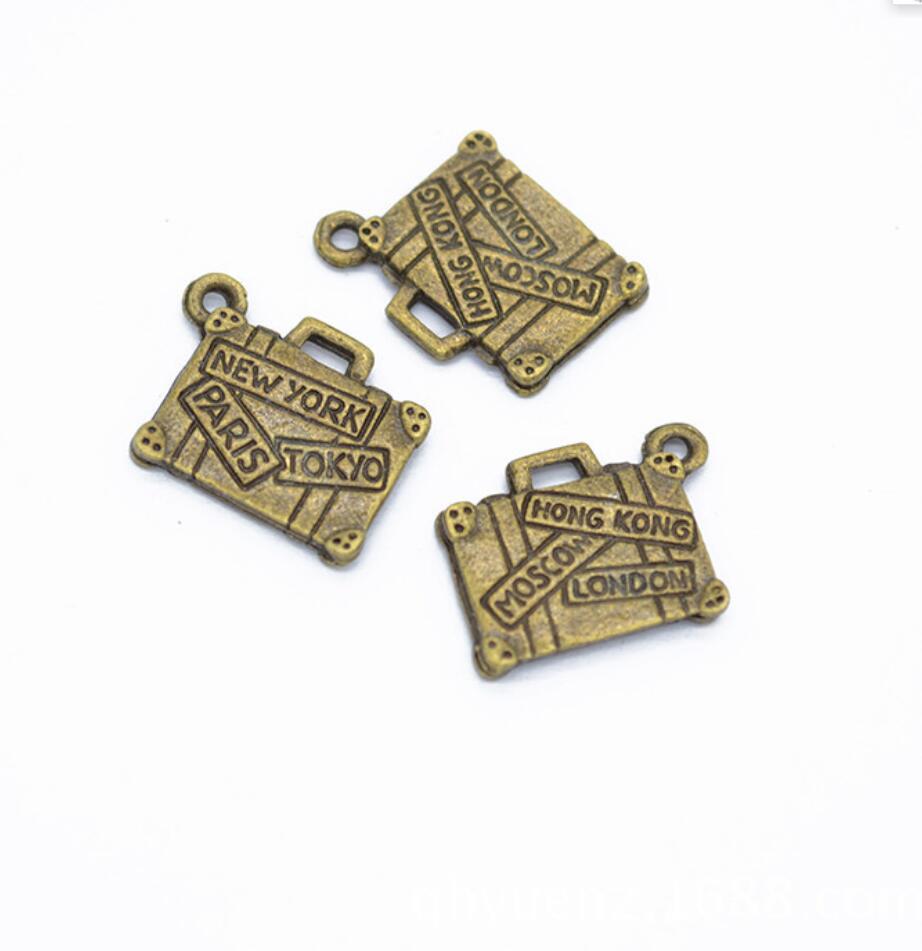 150 ชิ้น ชาร์ม กระเป๋าเดินทาง  - Jewelry Making York บทวิจารณ์และราคา
