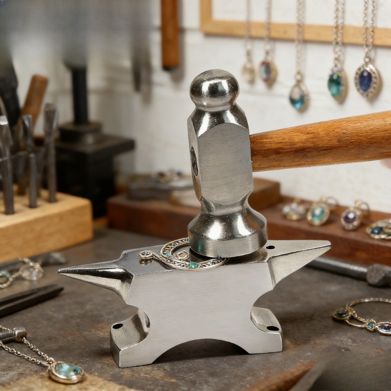 แท่นตีเหล็กสแตนเลสแบบมืออาชีพ  - Jewelry Making Anvil บทวิจารณ์และราคา