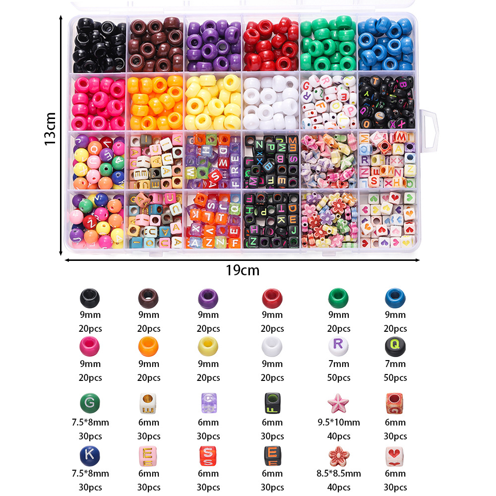 ลูกปัดอะคริลิคหลากสี 1 กล่อง ล - Jewelry Making Kits บทวิจารณ์และราคา