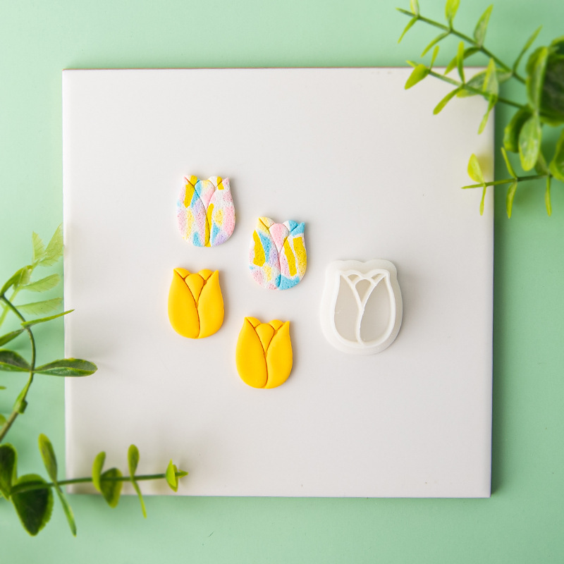 แม่พิมพ์ตัดดินโพลิเมอร์รูปใบดอ - Jewelry Making In Clay บทวิจารณ์และราคา