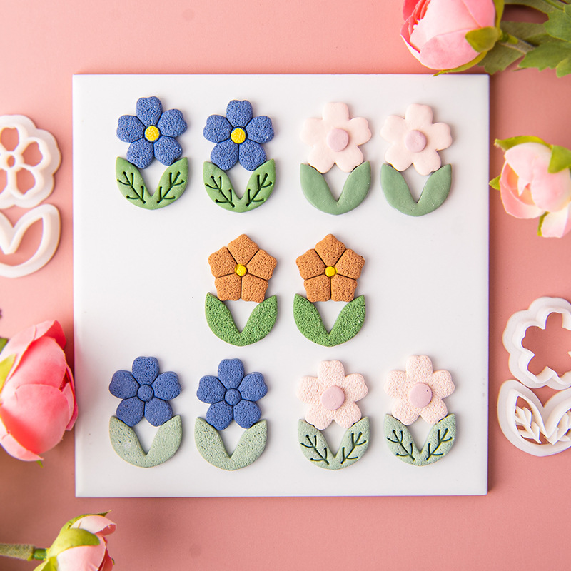 แม่พิมพ์ตัดดินโพลิเมอร์รูปใบดอ - Jewelry Making In Clay บทวิจารณ์และราคา