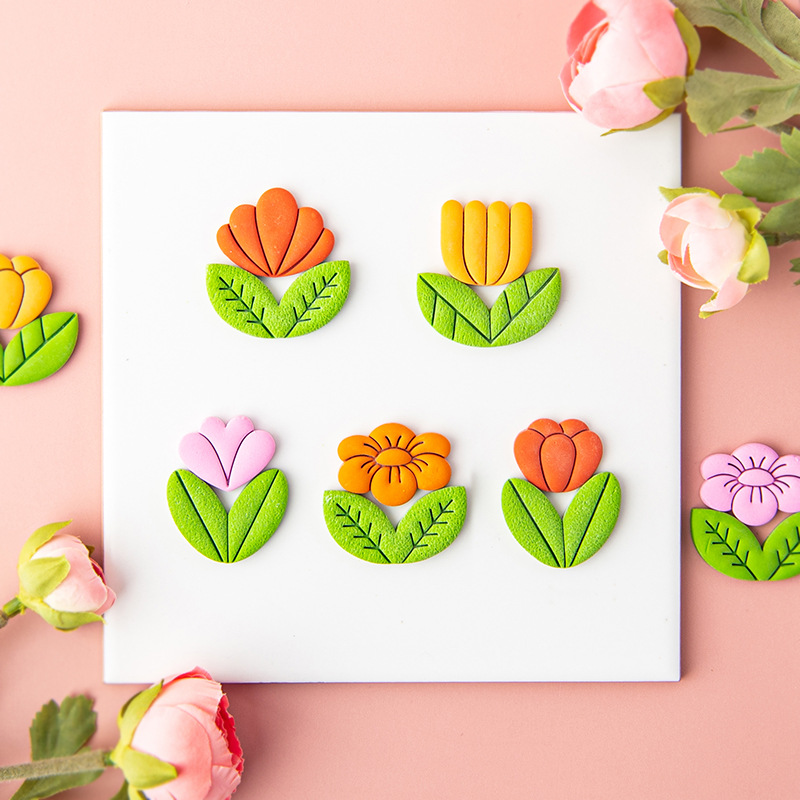 แม่พิมพ์ตัดดินโพลิเมอร์รูปใบดอ - Jewelry Making In Clay บทวิจารณ์และราคา
