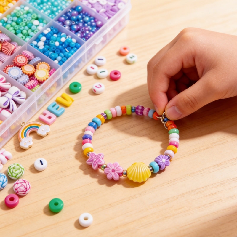 ลูกปัดสีสันสดใส DIY Craft Set  - Jewelry Making Education บทวิจารณ์และราคา