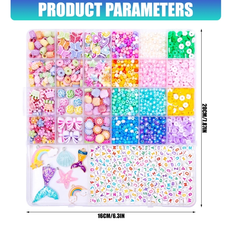ลูกปัดสีสันสดใส DIY Craft Set  - Jewelry Making Education บทวิจารณ์และราคา